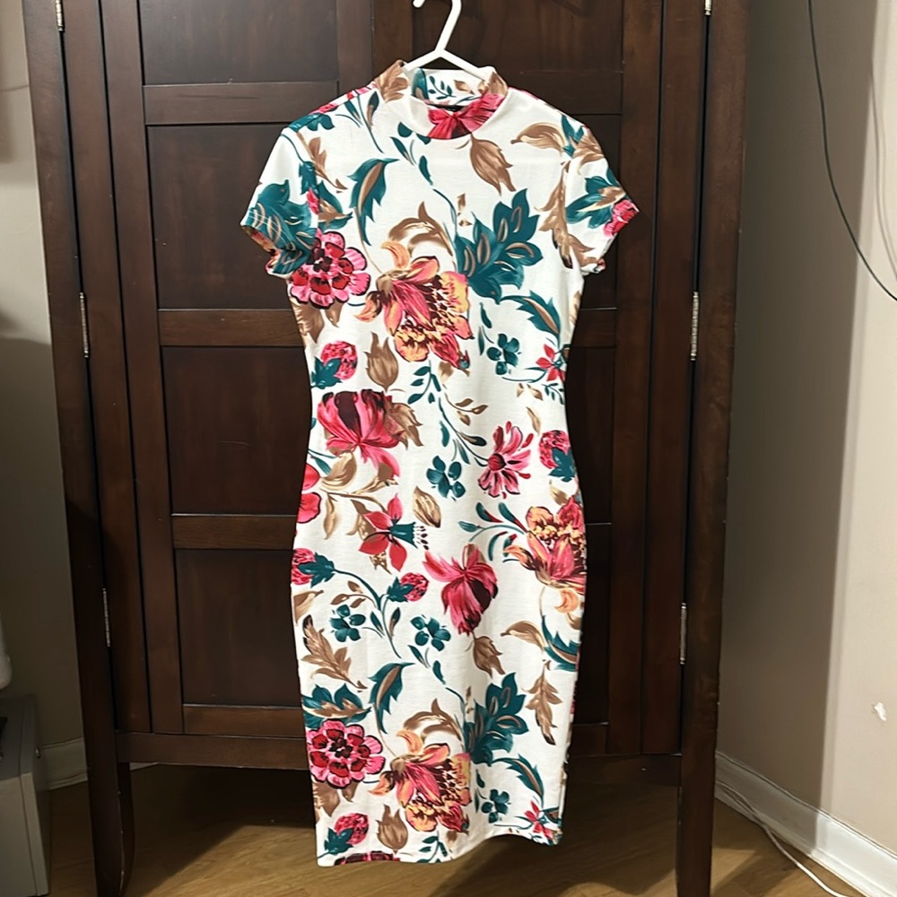 SHEIN Bodycon Midi Dress Size XSMALL